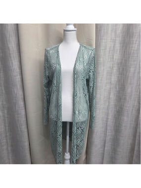 Inner Circle Lace Cardigan Sage Green Fairycore Whimsigoth Mermaidcore